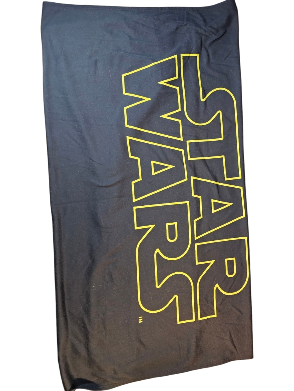 ⭐ Star Wars Throw Blanket | Lucasfilm Ltd | Black/Yellow | 55×80
